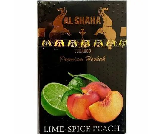 Тютюн Al Shaha Lime-Spice Peach (Аль Шаха Лайм-Пряний Персик) 50 гр