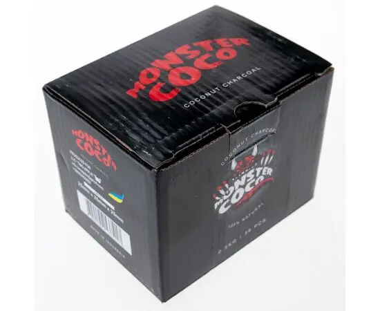 Вугілля кокосове Monster Coco С25 72 куб. 1 кг