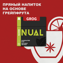 Табак для кальяна Nual Grog (Нуал Апельсиновый пряный напиток) 100 грамм