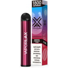 Одноразка Vaporlax (Вапорлакс) Маракуя Апельсин Гуава 1800 | 5%