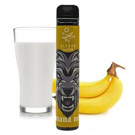 Одноразка Elf Bar 1500 Banana Milk (Ельф бар Банановий мілк)
