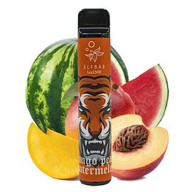 Одноразка Elf Bar 1500 Mango Peach Watermelon (Ельф бар Манго Персик Кавун)