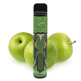 Одноразка Elf Bar 1500 Sour Apple (Ельф бар Кислое Яблоко)