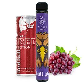 Одноразка Elf Bar 800 Red Bull Grape (Ельф бар Виноградний Енергетик)