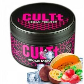 Табак CULTT С35 Passion Fruit Cantaloupe Strawberry Ice (Культт Маракуйя Дыня Мёд Клубника Лед) 100 грамм