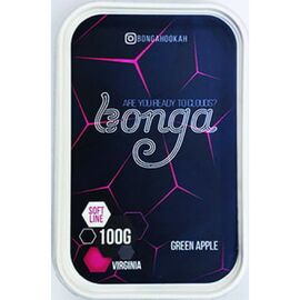 Табак Bonga Green Apple (Бонга Зеленое Яблоко) soft 100 грамм