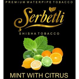 Тютюн Serbetli Citrus Mint (Щербетлі Цитрус із М'ятою) 50 грам