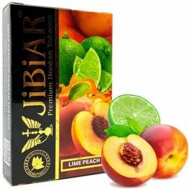 Тютюн Jibiar Lime Peach (Джибіар Лайм Персик), 50 грам