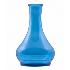 Колба для кальяну 2x2 під ущільнювач Drop блакитна