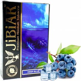 Табак Jibiar Deep Blue (Джибиар Черника со Льдом) 50 гр