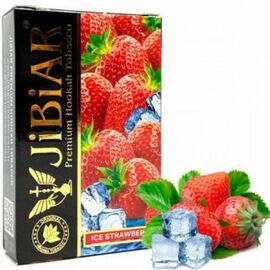 Табак Jibiar Ice Strawberry (Джибиар Айс Клубника), 50 грамм