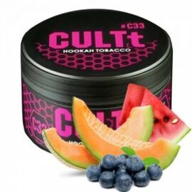 Тютюн CULTT С33 Ice Watermelon Melon Blueberry (Культт Айс Арбуз Диня Чорниця) 100 грам