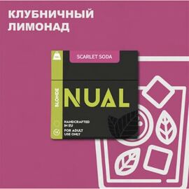 Тютюн Nual Scarlet Soda (Нуал Полуничний Лимонад) 100 грам