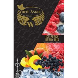 Табак для кальяна White Angel Ice Peach Berry Mix (Белый ангел Айс Персик Ягоды Микс ) 50 грамм