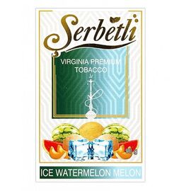 Табак Serbetli Ice Watermelon Melon (Щербетли Айс Арбуз Дыня) 50 грамм