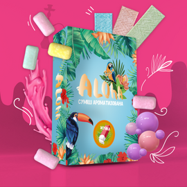 Безникотиновая Смесь Aloha (Алоха Жвачка) 40 грамм