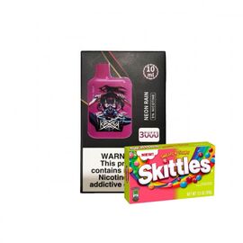 Одноразка Katana 3000 Neon rain (Катана Неоновий Дощ)