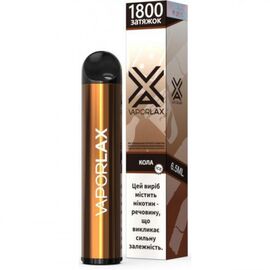 Одноразка Vaporlax (Вапорлакс) Кола 1800| 5%