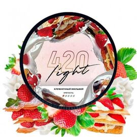 Табак 420 Light Line Клубничный Мильфей 100 грамм