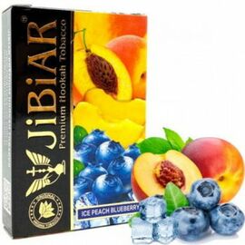 Табак Jibiar Ice Peach Blueberry (Джибиар Айс персик черника) 50 грамм
