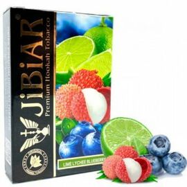 Табак Jibiar Lime Lychee Blueberry (Джибиар Лайм Личи черника) 50 грамм