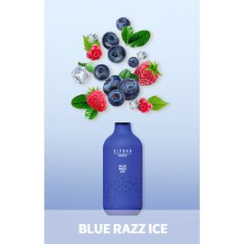 Одноразка Elf Bar BВ3500 Blue Razz Ice (Ельф Бар Блю Разз Айс)