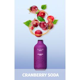 Одноразка Elf ​​Bar BВ3500Cranberry Soda (Ельф Бар Журавлинна Содова)