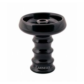 Чаша для кальяну Embery JS-Funnel Bowl (повністю глазурована) - чорна