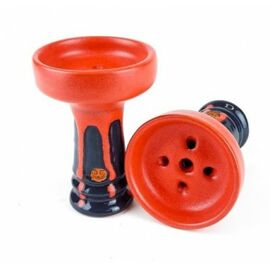 Чаша для кальяну RS Bowls GS Mat чорна з червоним