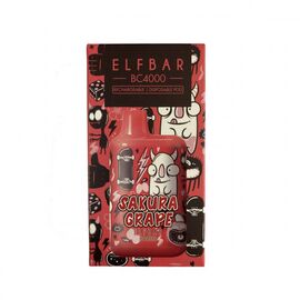 Одноразка Elf ​​Bar BC4000 Sacura Grape Limited Edition (Ельф-бар Сакура Виноград)