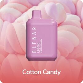 Одноразка Elf ​​Bar LB5000 Cotton Candy (Солодка Вата)