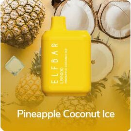 Одноразка Elf ​​Bar LB5000 Pinepple Coconut Ice (Ананас Кокос Айс)