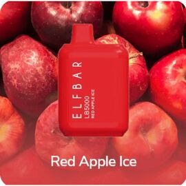 Одноразка Elf ​​Bar LB5000 Red Apple Ice (Червоне Яблуко Айс)