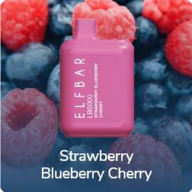 Одноразка Elf ​​Bar LB5000 Strawberry Blueberry Cherry (Полуниця Чорниця Вишня)