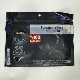 Тютюн Daim Dark Leaf Space X (Даїм Блек Космос Ікс) 100 грам