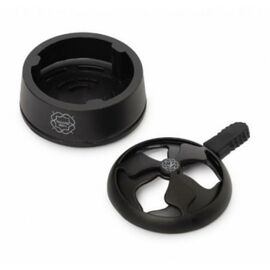 Калауд для кальянів Lotus MMXIV (Лотус Матовий з гравіюванням) чорний