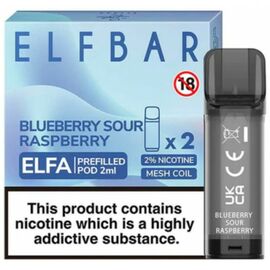 Картриджі Elfa 2 шт Blueberry Sour Raspberry