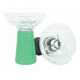 Скляна Чаша для кальяну Yahya Diamond Зелена