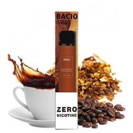 Одноразка Bacio 1500 Bronze (Басіо 1500 Кава Тютюн БЕЗ НІКОТИНУ)