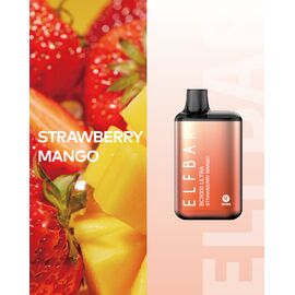 Одноразка Elf ​​Bar BС5000 ULTRA Strawberry Mango (Полуниця Манго)