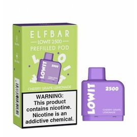 Картриджі Elf Bar Lowit 2500 Cherry Grape Lemonade (Ловіт Вишнево-Виноградний Лимонад)