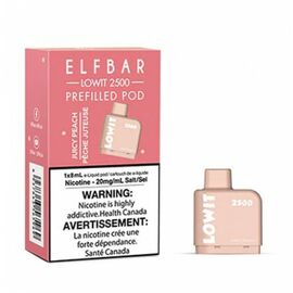 Картридж Elf Bar Lowit 2500 Juice Peach (Ловит Персиковый Сок)