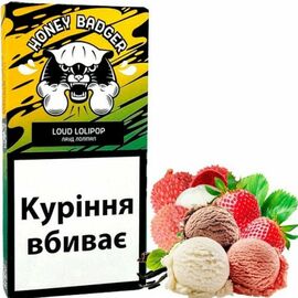 Тютюн Honey Badger Wild (Медоїд Медіум) Loud Lolipop | Лоїд Лоліпоп 40 грам