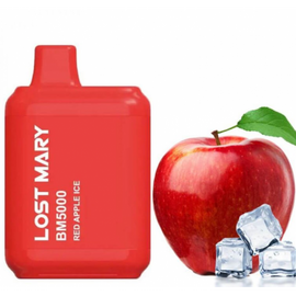 Одноразка Lost Mary CM5000 Red Apple Ice (Лост Мері 5000 Червоне Яблуко Айс)