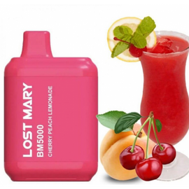Одноразка Lost Mary CM5000 Cherry Peach Lemonade (Лост Мері 5000 Вишня Персик Лимонад)