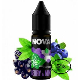 Рідина Nova Berry Mint (Нова Ягода М'ята) 15мл, 5%