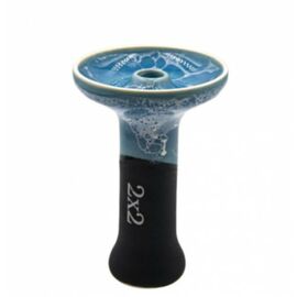 Чаша для кальяну 2х2 Medium Blue Matt