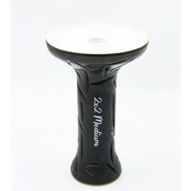 Чаша для кальяну 2х2 Medium Chaos White