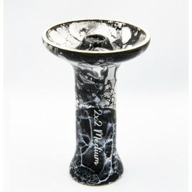 Чаша для кальяну 2х2 Medium Мармур Глянець