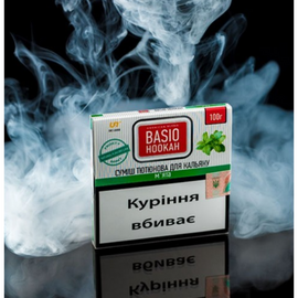 Тютюн Basio Hookah Mint (Базіо Хука М'ята) 100 грам